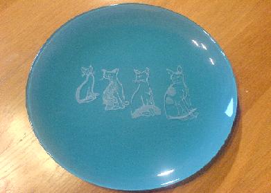 gegraveerde Katten